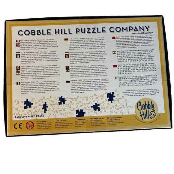Cobble Hill 1000 Piece Puzzle Winter Birdhouse     & Poster Cardinal‎ Colorful - Picture 3 of 6